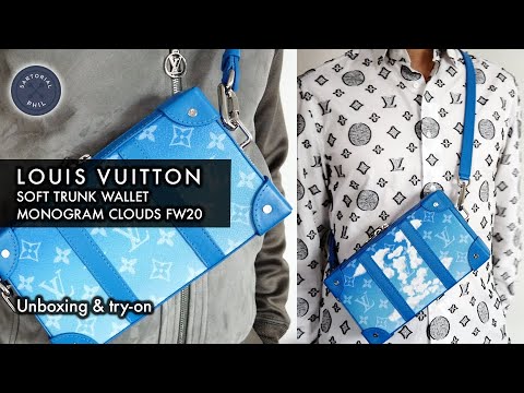 Louis Vuitton Monogram Clouds Soft Trunk Wallet Fall/Winter 2020-21:  Unboxing & try-on 