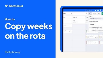 How to use Copy Week in RotaCloud (Tutorial)