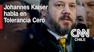 Marcelo Lagos, geógrafo, y Johannes Kaiser, presidente del PNL, en #ToleranciaCero