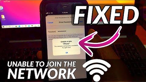 How to Fix Unable to Join WiFi Network on iPhone I The WiFi network is unavailable on iPhone error