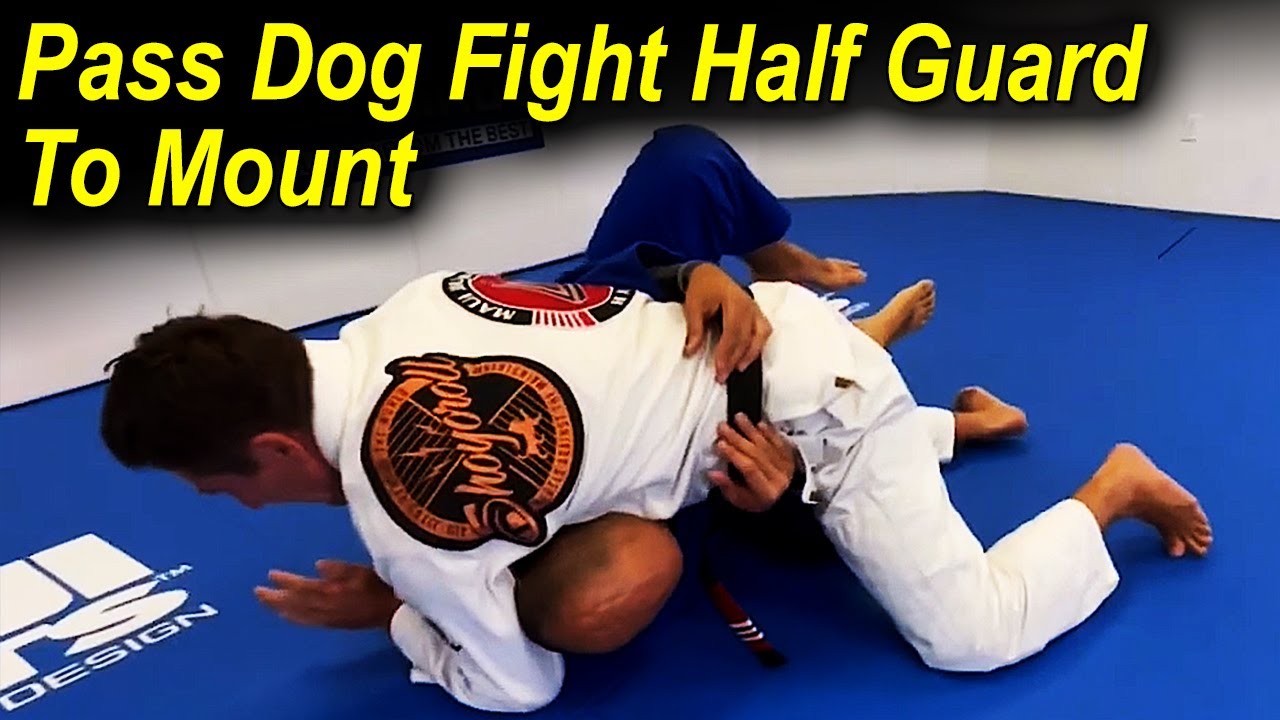 How To Pass The Dog Fight Half Guard Directly To The Mount by Christian Diaz