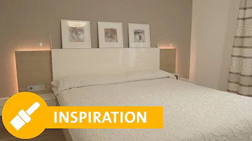Welche Wandfarbe passt zu einem grauen Bett?