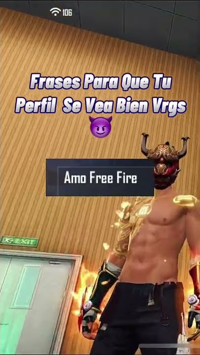 Frases para tu PERFIL 😱 | #freefire