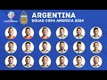 ARGENTINA Official Squad For Copa America 2024 | Argentina Squad | Copa America | FootWorld