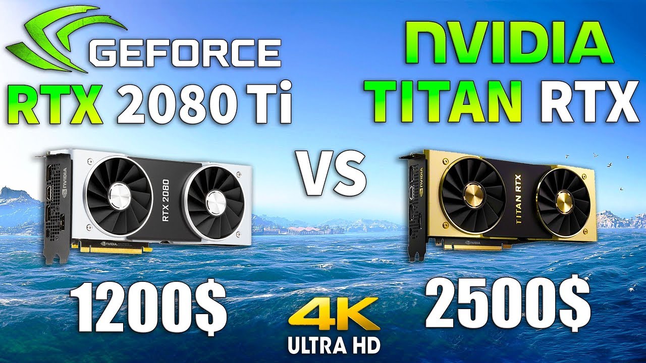 TITAN vs RTX 2080 Ti Test Games 4K (i9 9900k) - YouTube