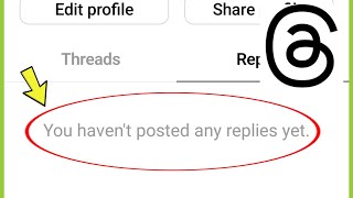 Threads app | You Haven't posted any replies yet ? screenshot 5