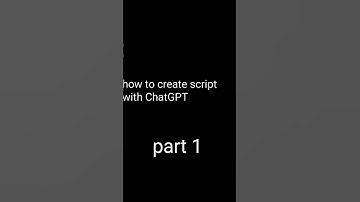 How to Create a YouTube Script with ChatGPT – Part 1 | #Shorts #AI #TechTips”