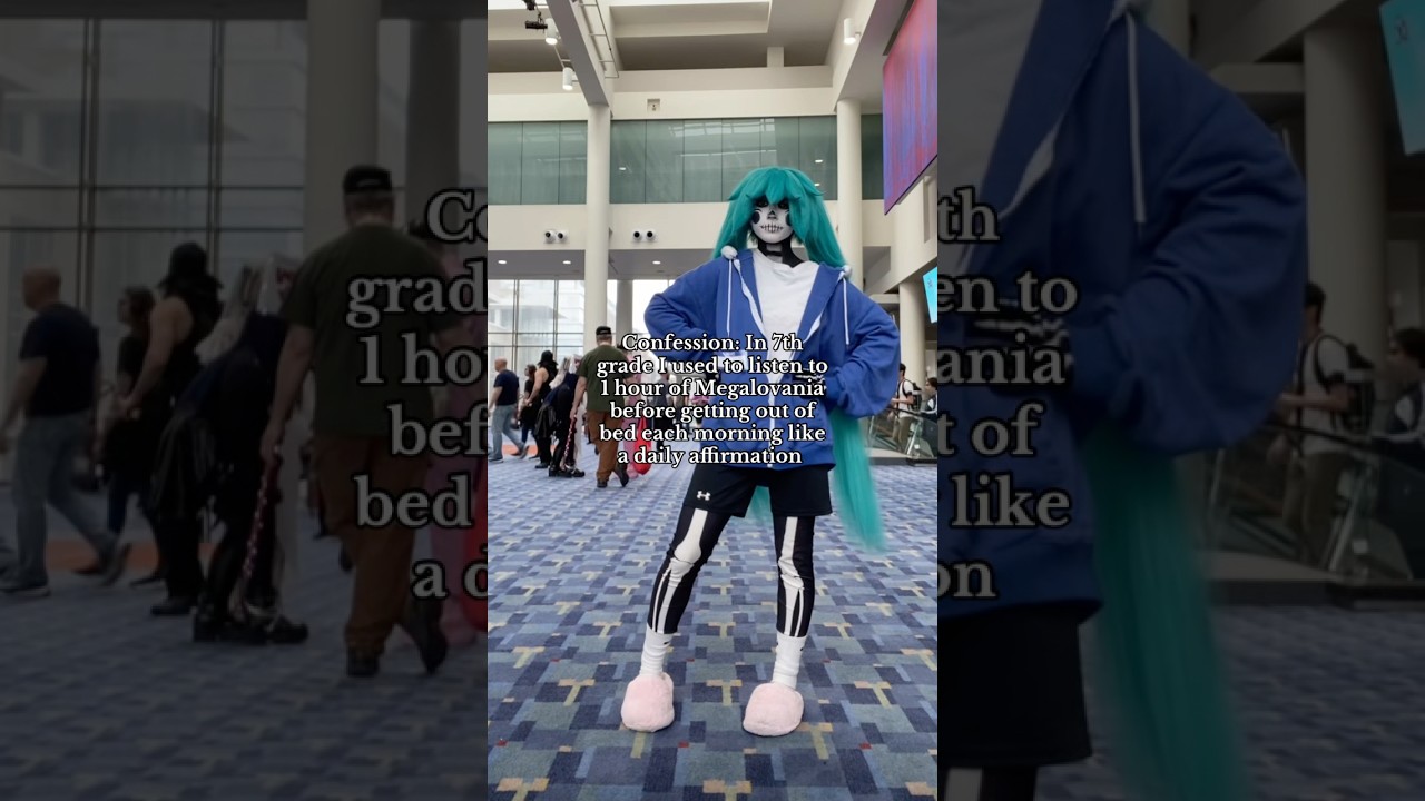 Now everytime I hear the song I get flashbacks LOL #cosplay #cosplayer #sanscosplay #mikucosplay