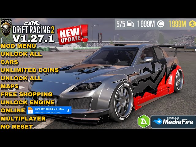 CarX Drift Racing 2 Mod Menu V1.26.0 No Reset bisa main Online Room &  Multiplayer 