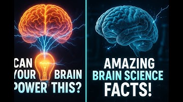 Can Your Brain Power a Light Bulb? ⚡💡 | Amazing Neuroscience & Human Brain Facts