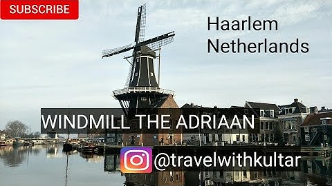 Windmill the Adriaan at Haarlem, Netherlands #windmill #windmilltheadriaan #haarlem #amsterdam