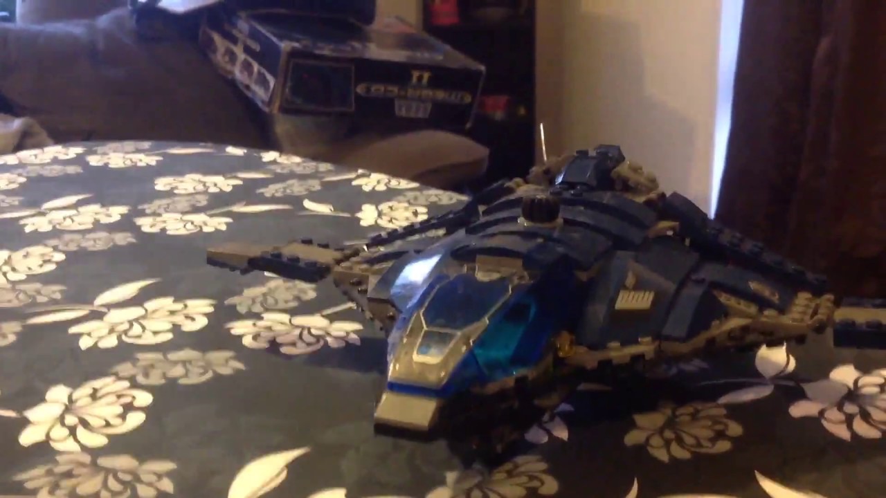 Blockmaster  mase shows his advenders ship.