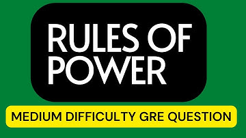 GRE Math Practice Question | Medium to Hard Difficulty Level | Algebra - Rules of Power
