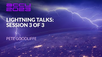 ACCU Lightning Talks: Omnibus Session 3 - ACCU 2023