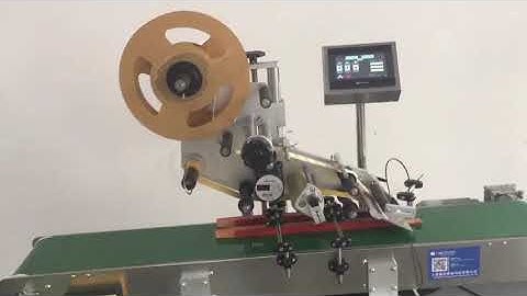 Top side sticker labeling machine , Automatic Label Applicator