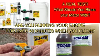 DYI, EP1 RYDLYME VS SALT-AWAY which one should you flush your motor with? NW fishing tips shows how.