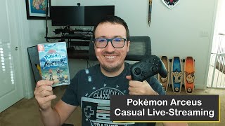 Exploring the Lakes to Bind the Worlds in Pokémon Legends Arceus, a Casual Live Stream!