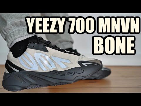 yeezy 700 bone on feet