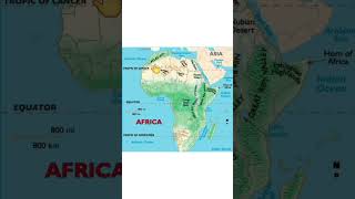 Atlas Mountain in map of Africa