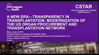 Transparency in Organ Procurement and Transplantation