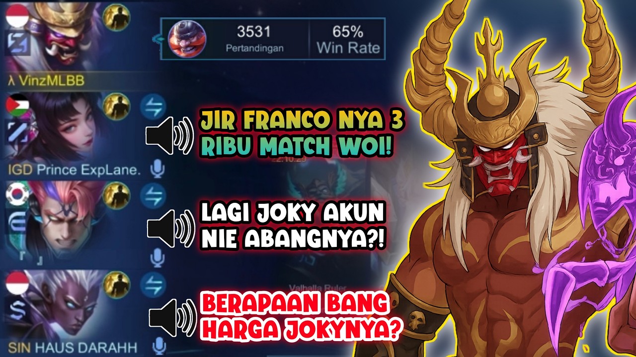 REACTION PUBLIC KETIKA GUA PAKAI HERO FRANCO SAMPAI DIKIRA AKUN JOKKY AN ASLI INI NGAKAK BET!