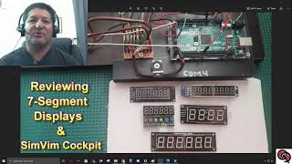 Updated: TM1637 & Max7219 7 segment displays with SimVim Cockpit