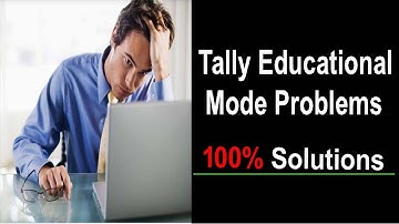 Tally Educational कैसे ठीक करे| How to Solve Tally Education Problems startup issues