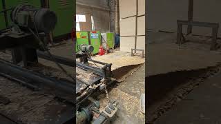The production process of OSB#osb #machine #tape #belt