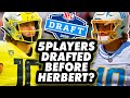 Who Were The 5 Players Drafted Before Justin Herbert?