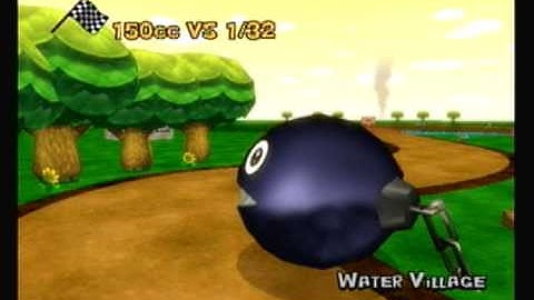 [MKWii] Custom Track ★Water Village★ Intro Camera Preview