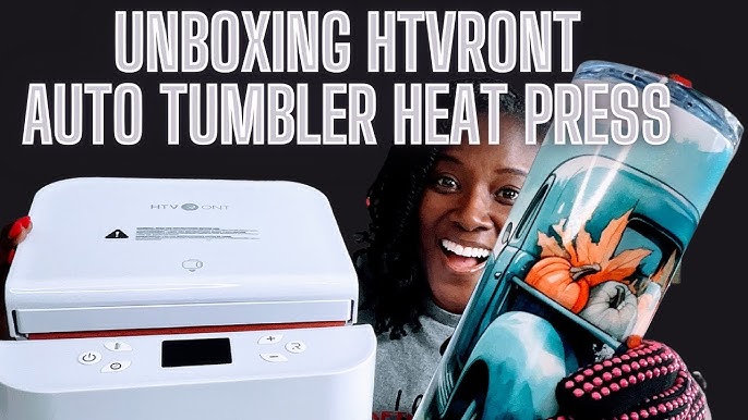 HTVRONT Auto Tumbler Heat Press Machine Mug Heat Press Heat Up Fast EV