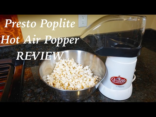 Presto® PopLite® Plus hot air popper - Product Info - Video - Presto®