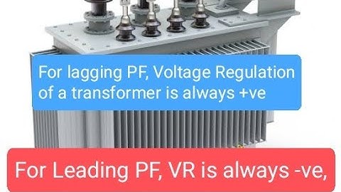 Voltage regulation of a transformer