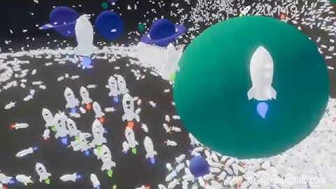 OVER 20,000 physics objects in Unity 3D