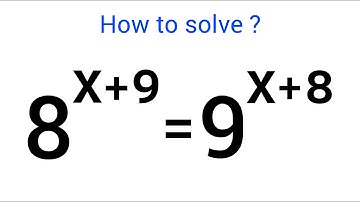 A Nice Olympiad Exponential Problem
