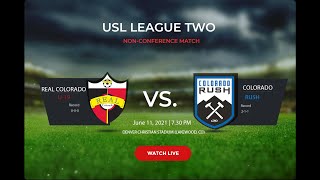 REAL COLORADO U-19 @ COLORADO RUSH - USL Two League Non-Conference