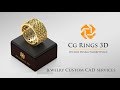 Alliances avec Diamants - Joaillerie 3D CAO