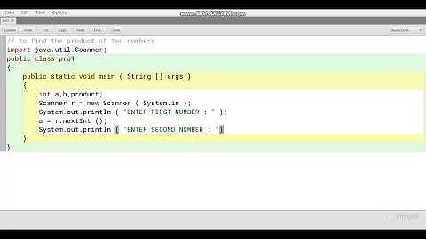 How to find Product of 2 Numbers using Java | Program to find product of 2 numbers in JAVA