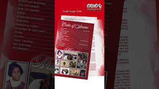 Lorna Jean Hudson Funeral Program Design - Small Booklet