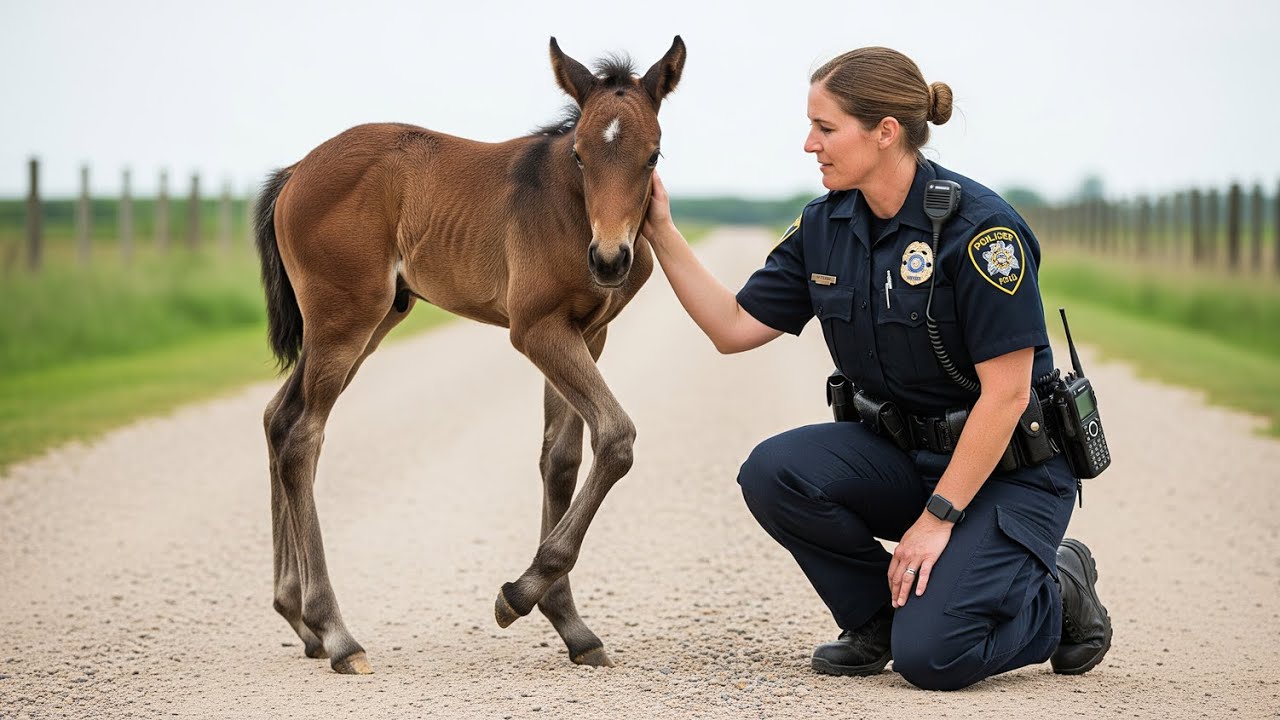 Millionaire Abandons a Horse, But What the Colt Does Next Leaves the Officer in Shock!