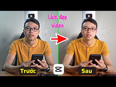 Cách LÀM ĐẸP khuôn mặt trong VIDEO trên điện thoại bằng Cupcut - Làm mịn, trắng, thon như TRAI HÀN