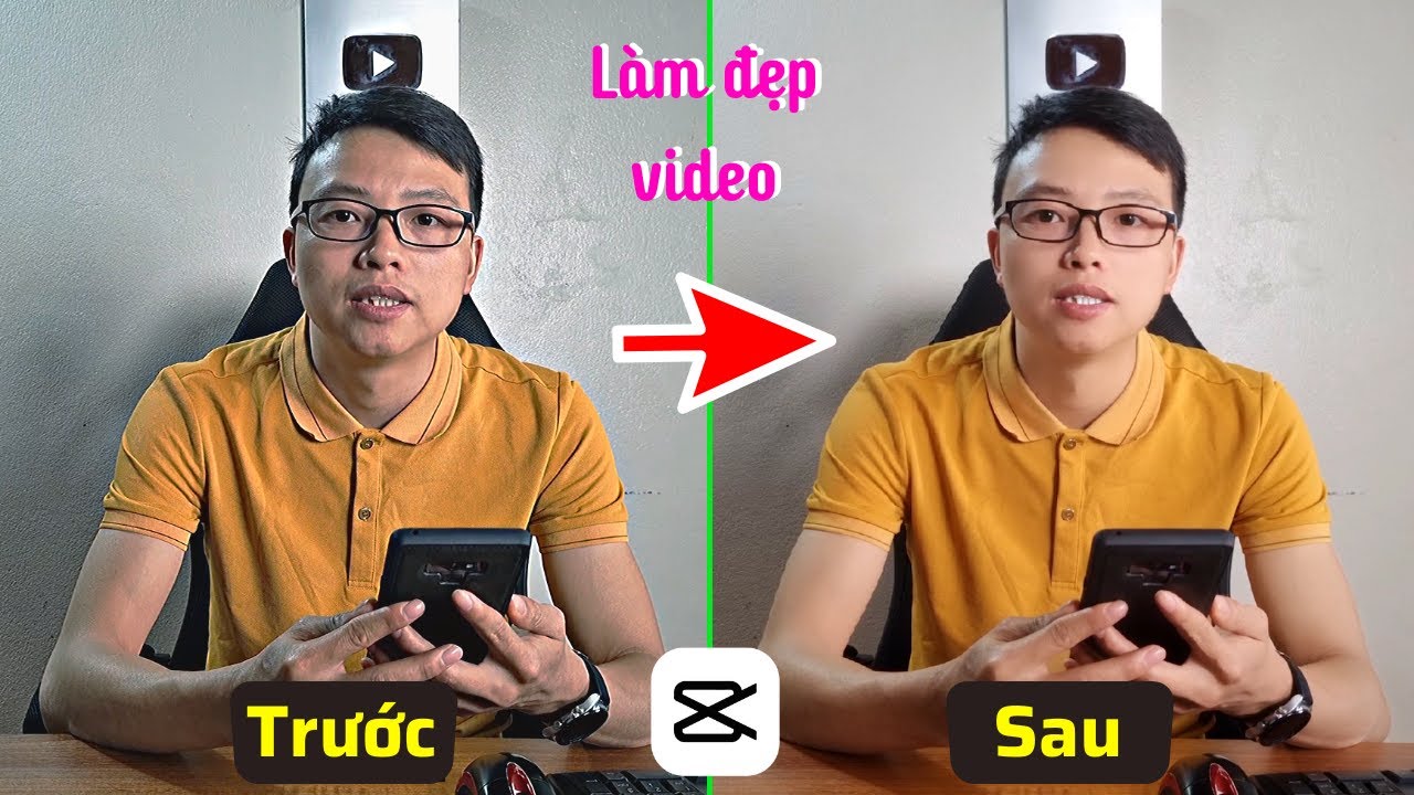 Cách LÀM ĐẸP khuôn mặt trong VIDEO trên điện thoại bằng Cupcut – Làm mịn, trắng, thon như TRAI HÀN