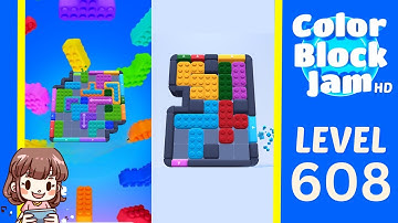 Color Block Jam Level 608 Solution Walkthrough
