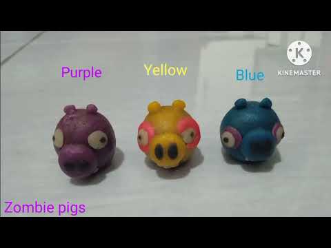 My Angry Birds Clay Models Collection part 1 (Read in Description)