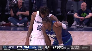 Ja Morant Comforts Anthony Edwards After Game 6