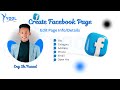 HOW TO CREATE FACEBOOK PAGE | EDIT PROFILE DETAILS