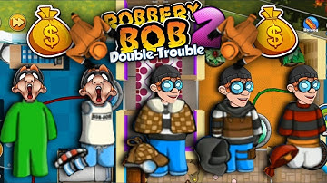 Robbery Bob 2 - All Costumes Funny Gameplay Part 173