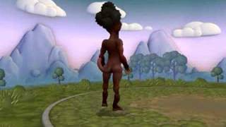 Afro monkey