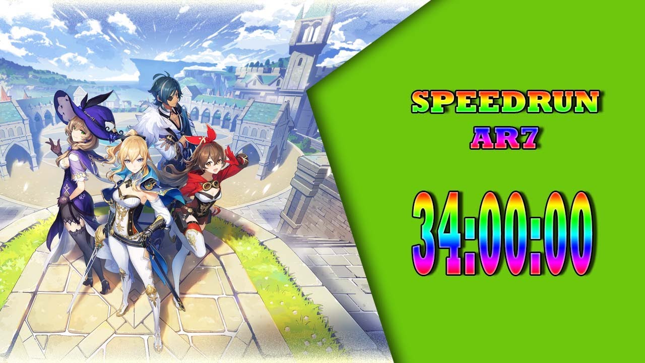 Genshin Impact AR7 Speedrun Fastest Route No Skip Guide YouTube
