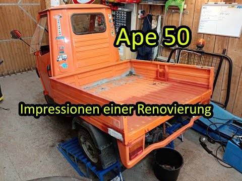 Ape 50 ZAPC80 | Impressionen einer Renovierung | der lange Weg zu neuer Substanz
